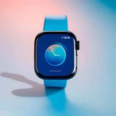 Experience modern timekeeping with our high-tech smartwatch, featuring a vivid touch screen display, customizable watch faces, and a comfortable blue silicone strap. This smartwatch keeps you connected with notifications and fitness tracking while showcasing exceptional style and versatility.