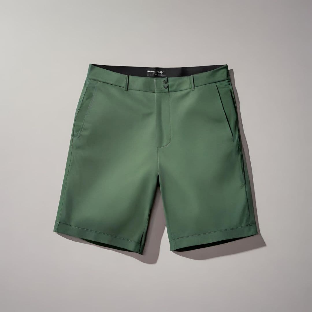 Classic Olive Chino Shorts - Image 1