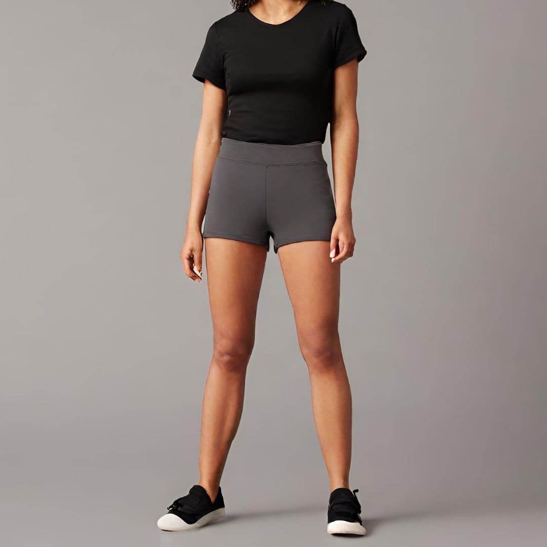 Classic High-Waisted Athletic Shorts - Image 1